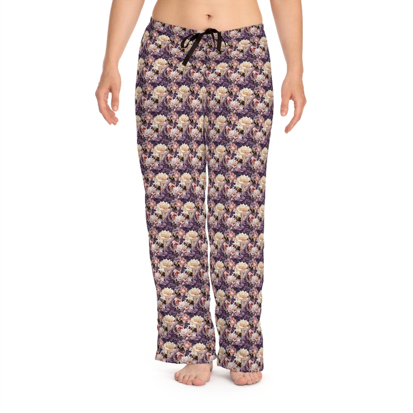 Pajama Pants Women's Floral Bee #51