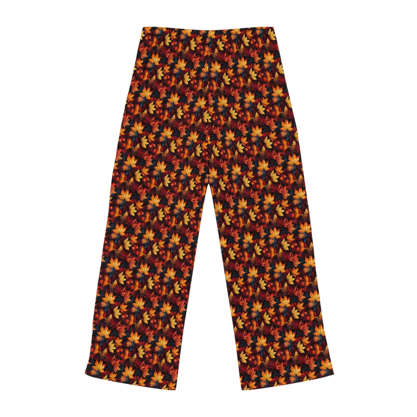 Pajama Pants Women's Fall Fashion Autumn Leaves Scatter