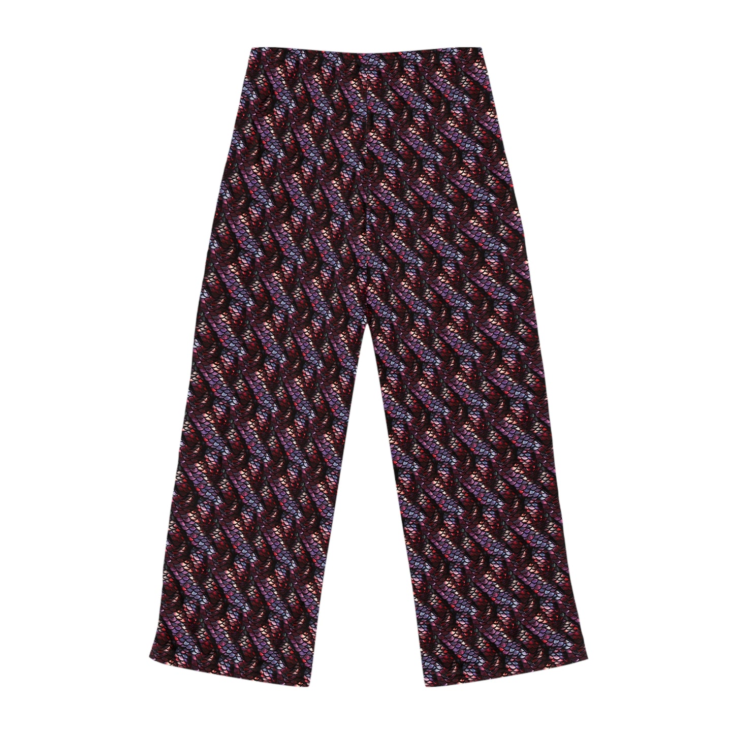 Pajama Pants Women's Ruby Dragon Snake Scale #48