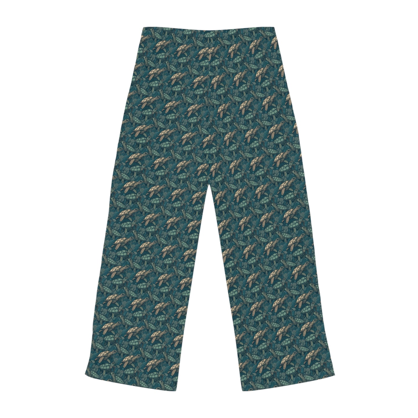 Pajama Pants Women's Sea Turtle Green