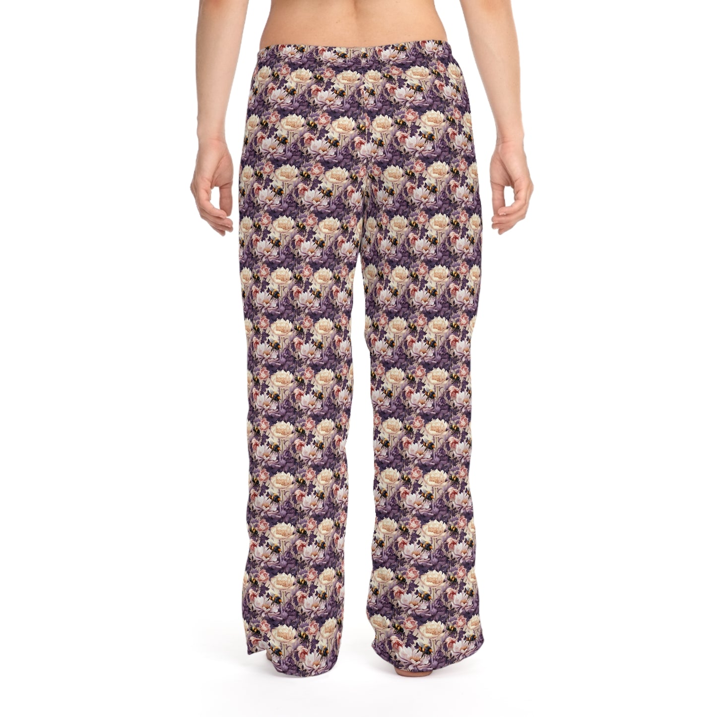 Pajama Pants Women's Floral Bee #51