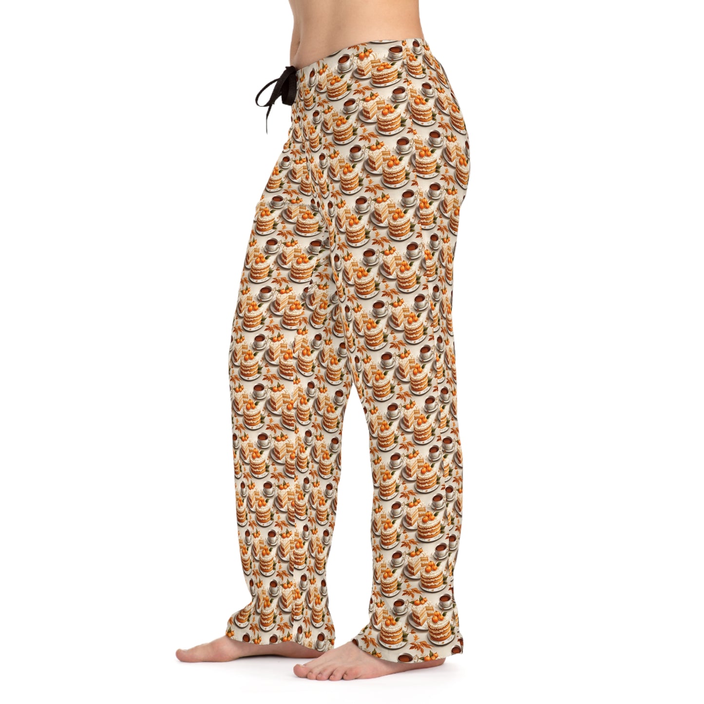 Pajama Pants Women's Fall Fashion Autumn Spice & Pumpkin Pie