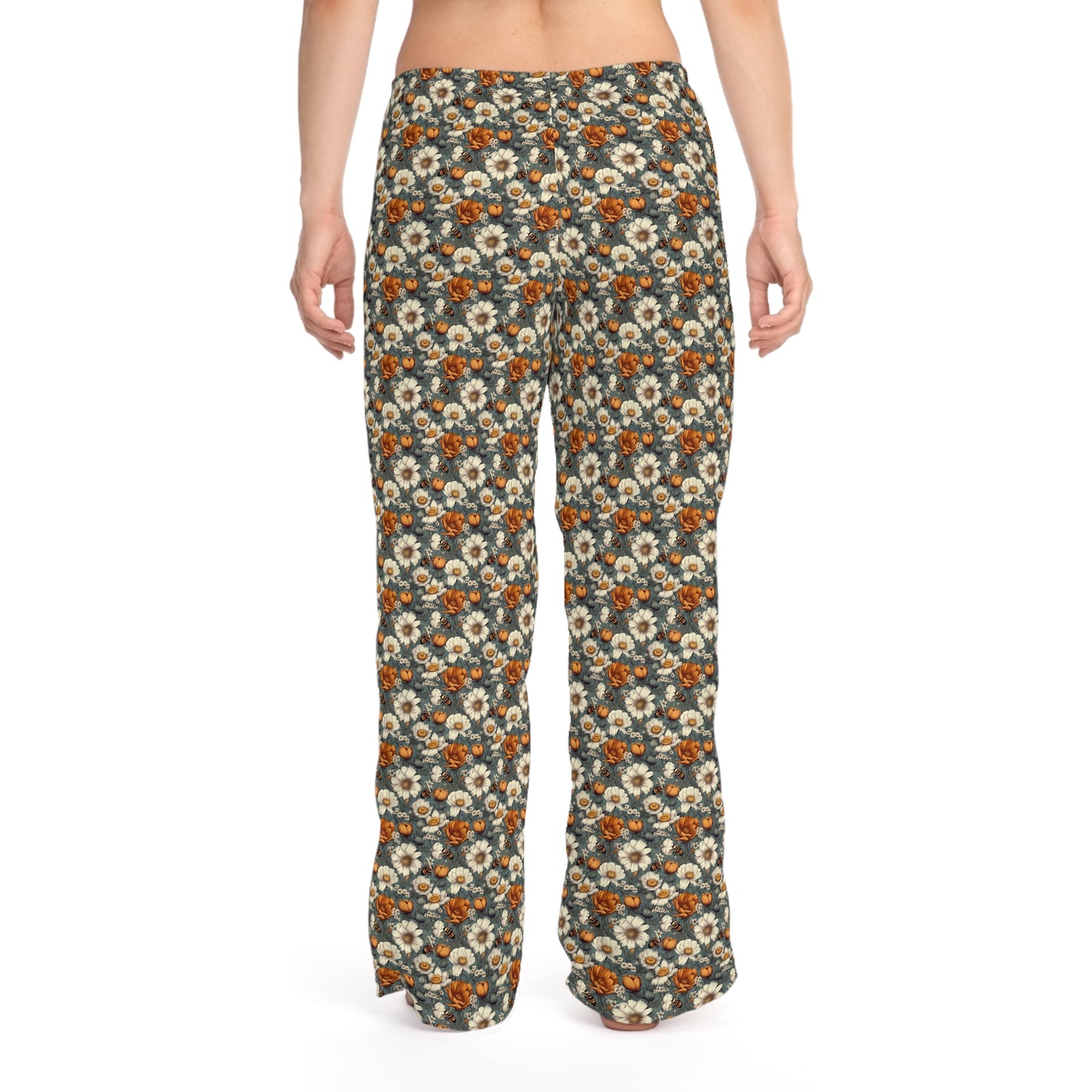 Pajama Pants Women's Floral Bee #23