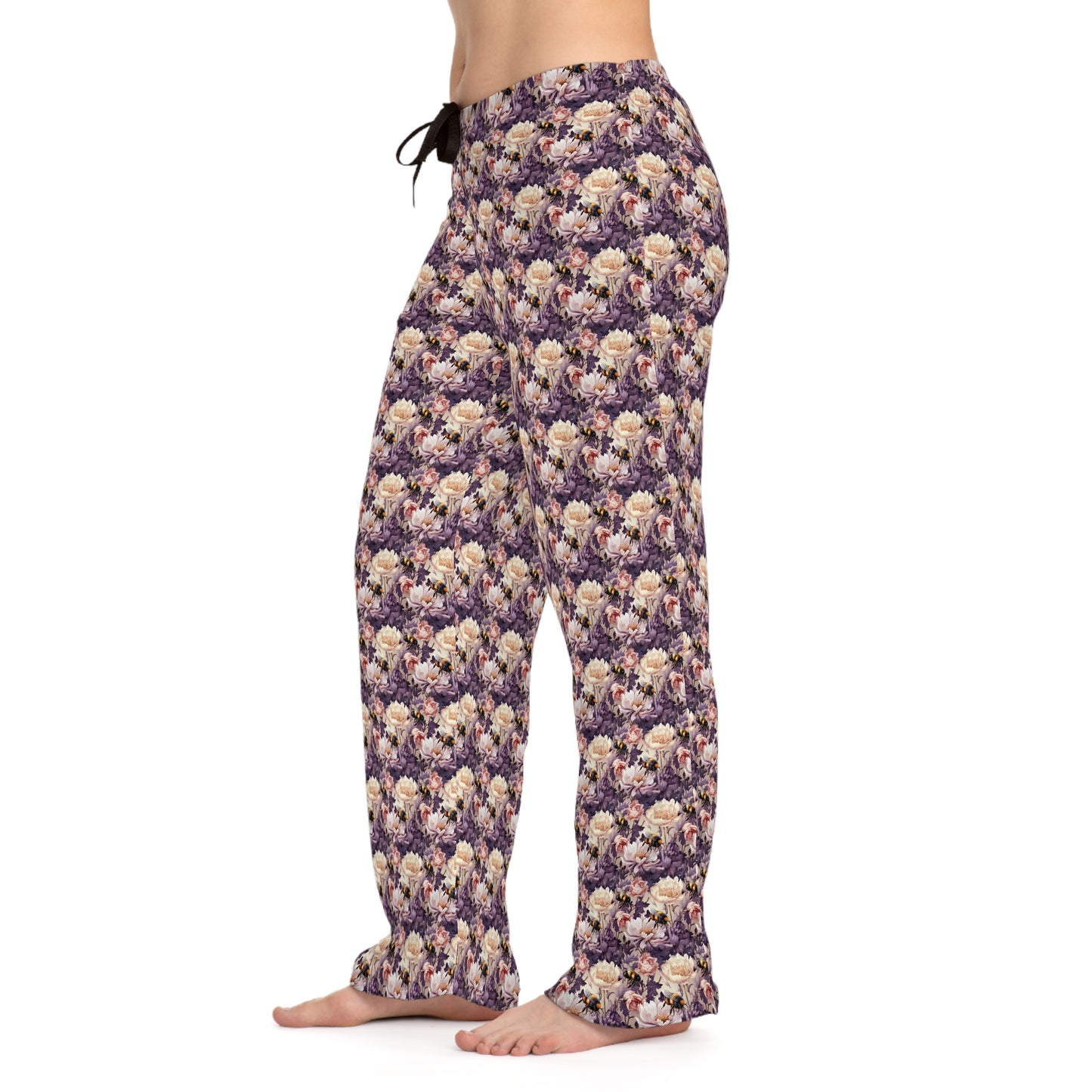 Pajama Pants Women's Floral Bee #51