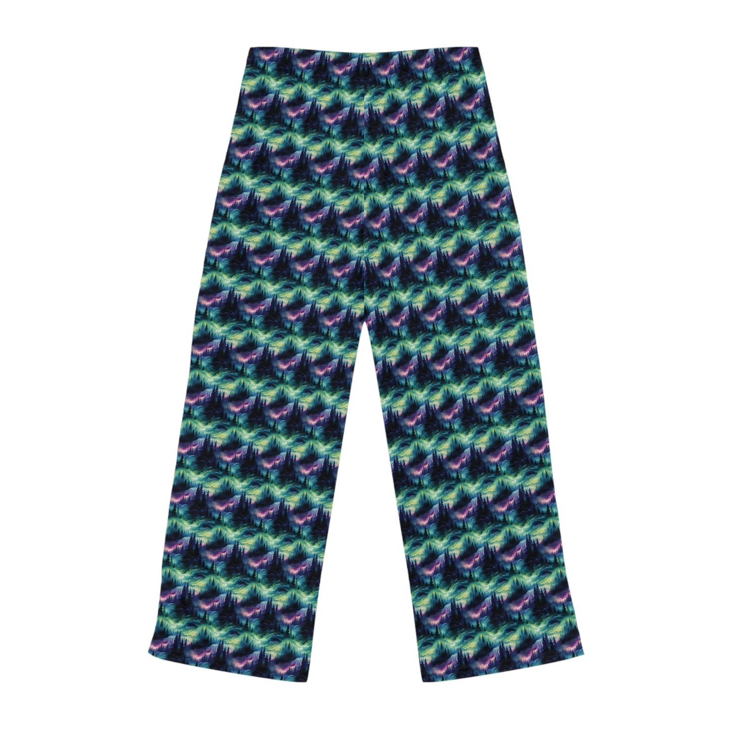 Pajama Pants Women's Winter Fashion Northern Lights #1