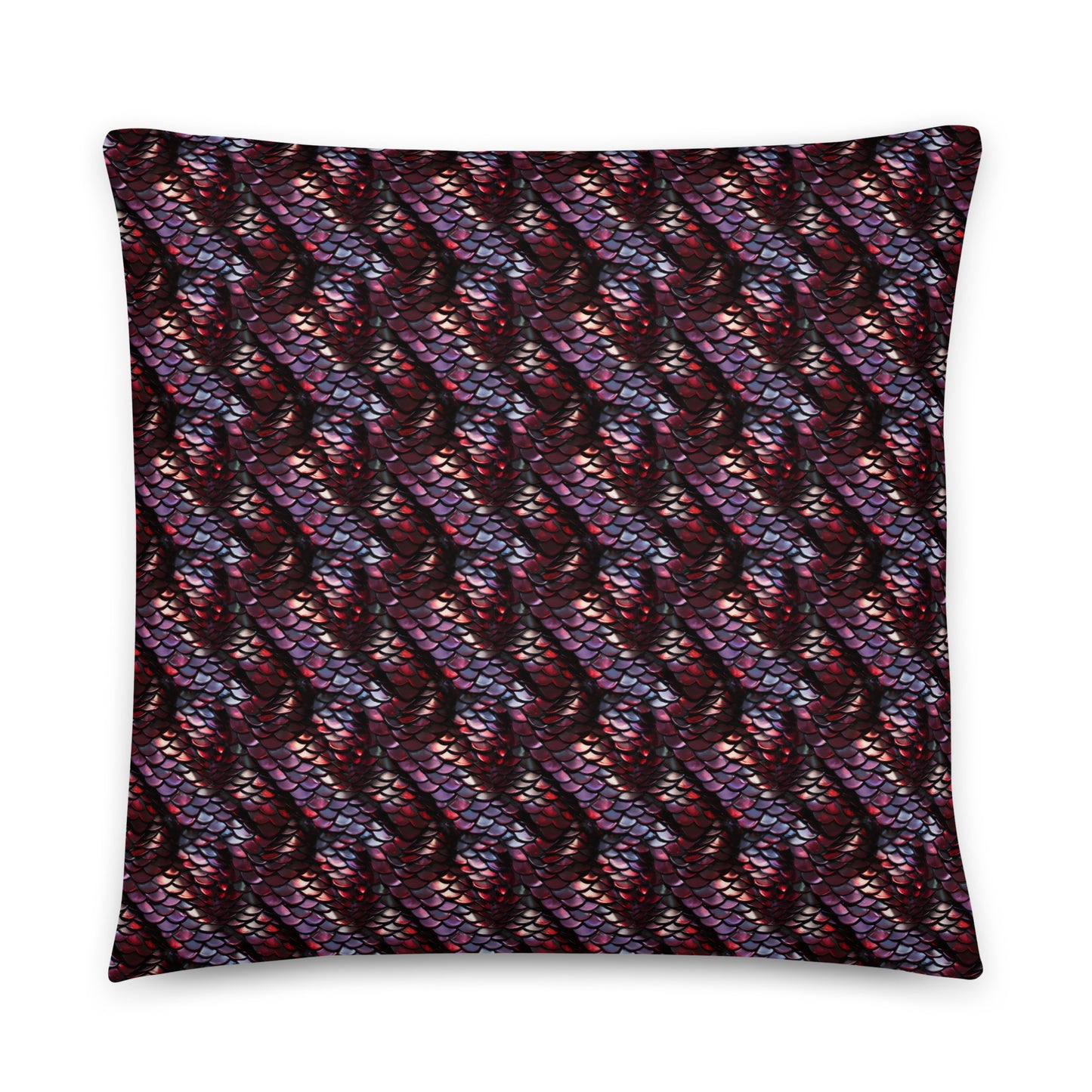 Pillow Ruby Dragon Scale