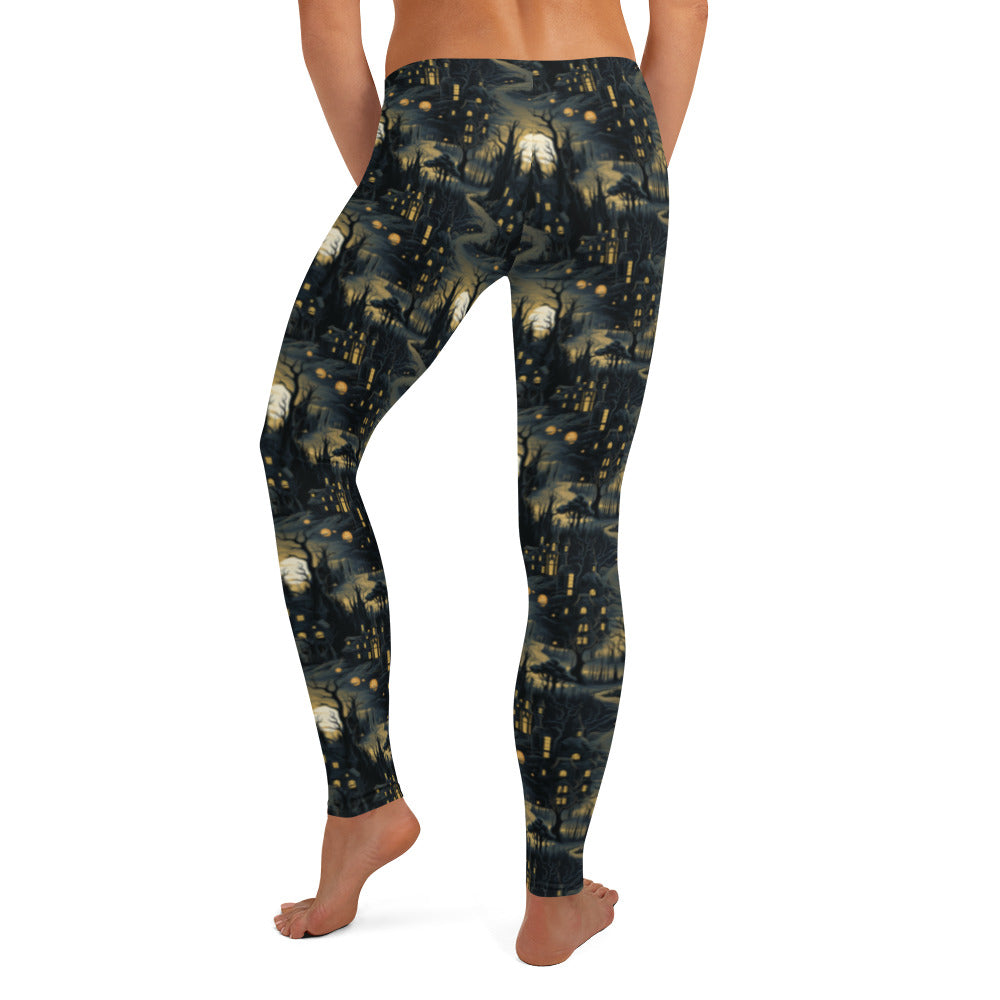 Leggings Halloween Haunted House Leggings