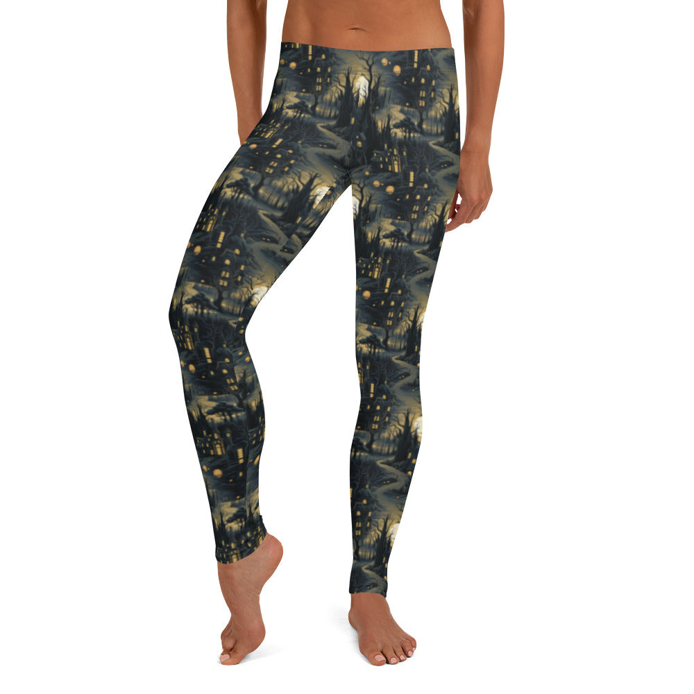 Leggings Halloween Haunted House Leggings