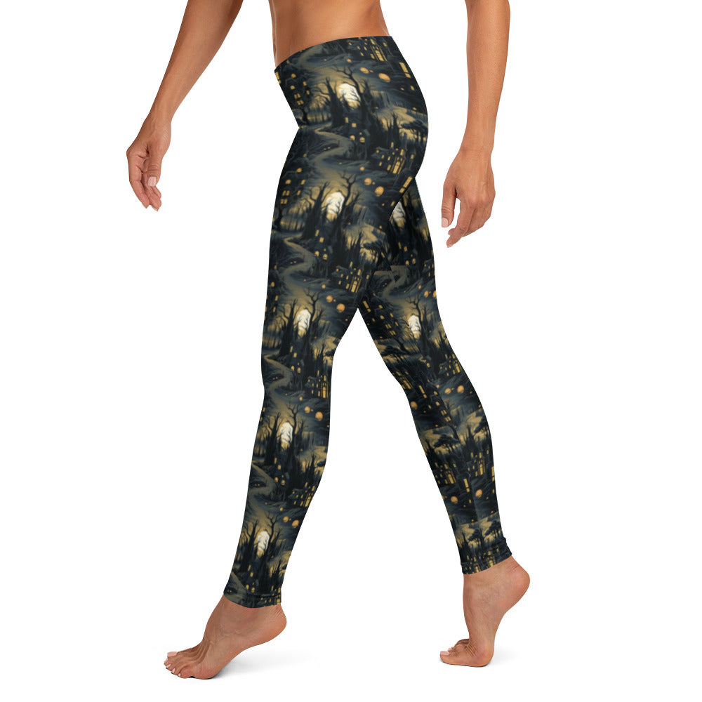Leggings Halloween Haunted House Leggings