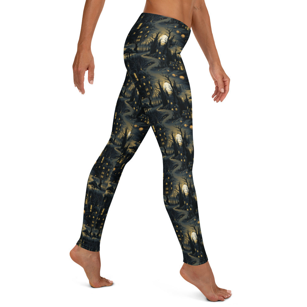 Leggings Halloween Haunted House Leggings