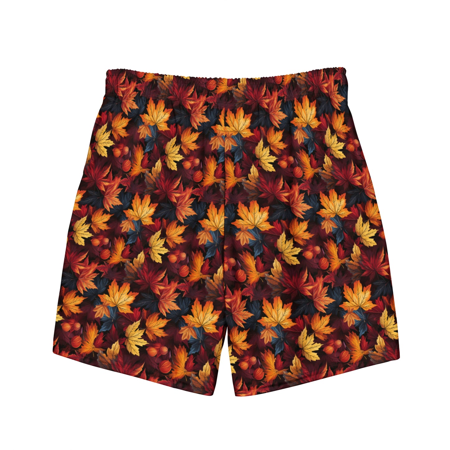 Swim Trunks Fall Fashion Autumn Leaves Scatter