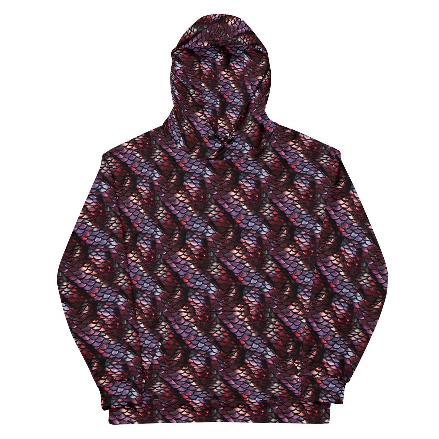Hoodie Ruby Dragon Scale