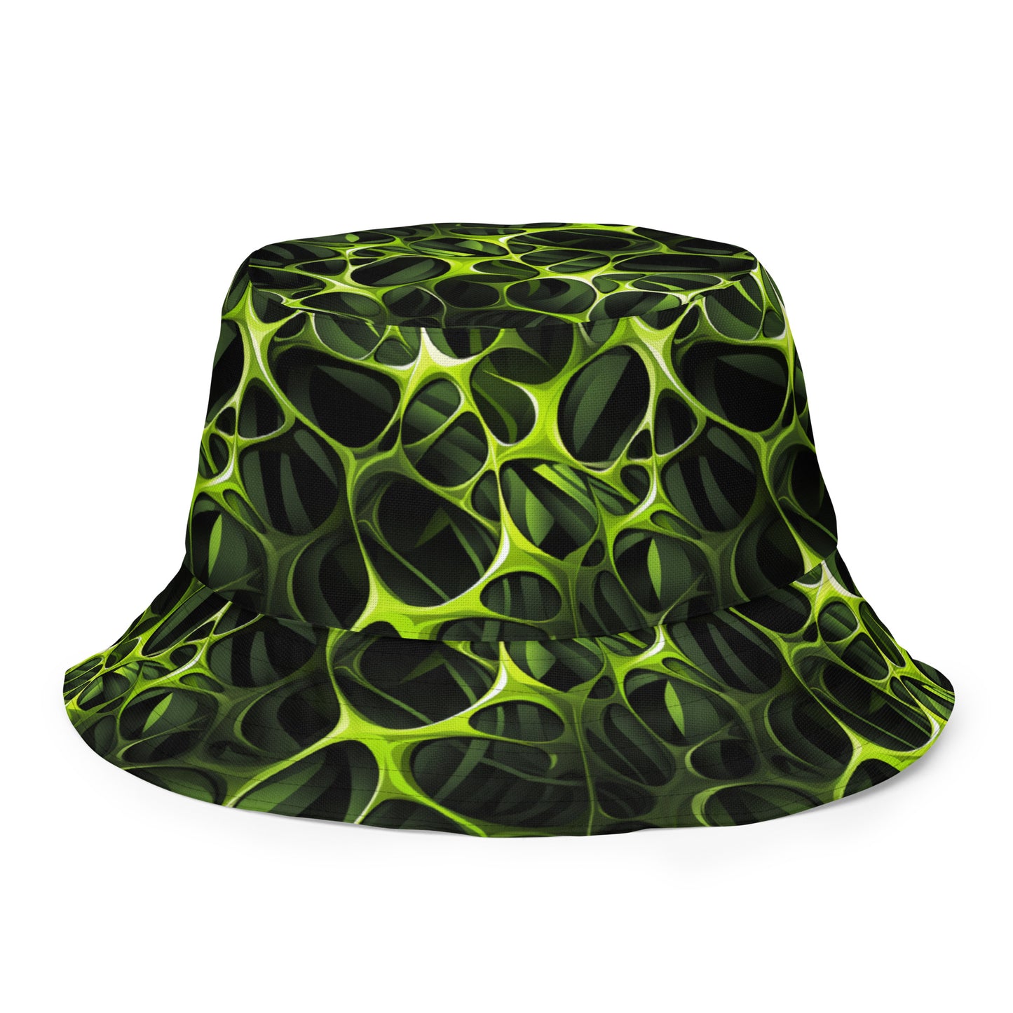 Reversible Bucket Hat Trippy Bugs