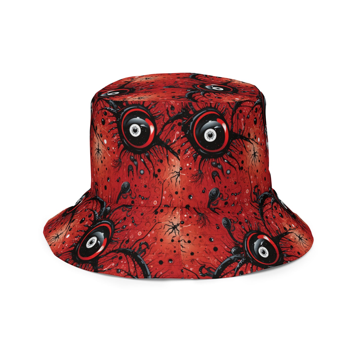 Reversible Bucket Hat Trippy Bugs