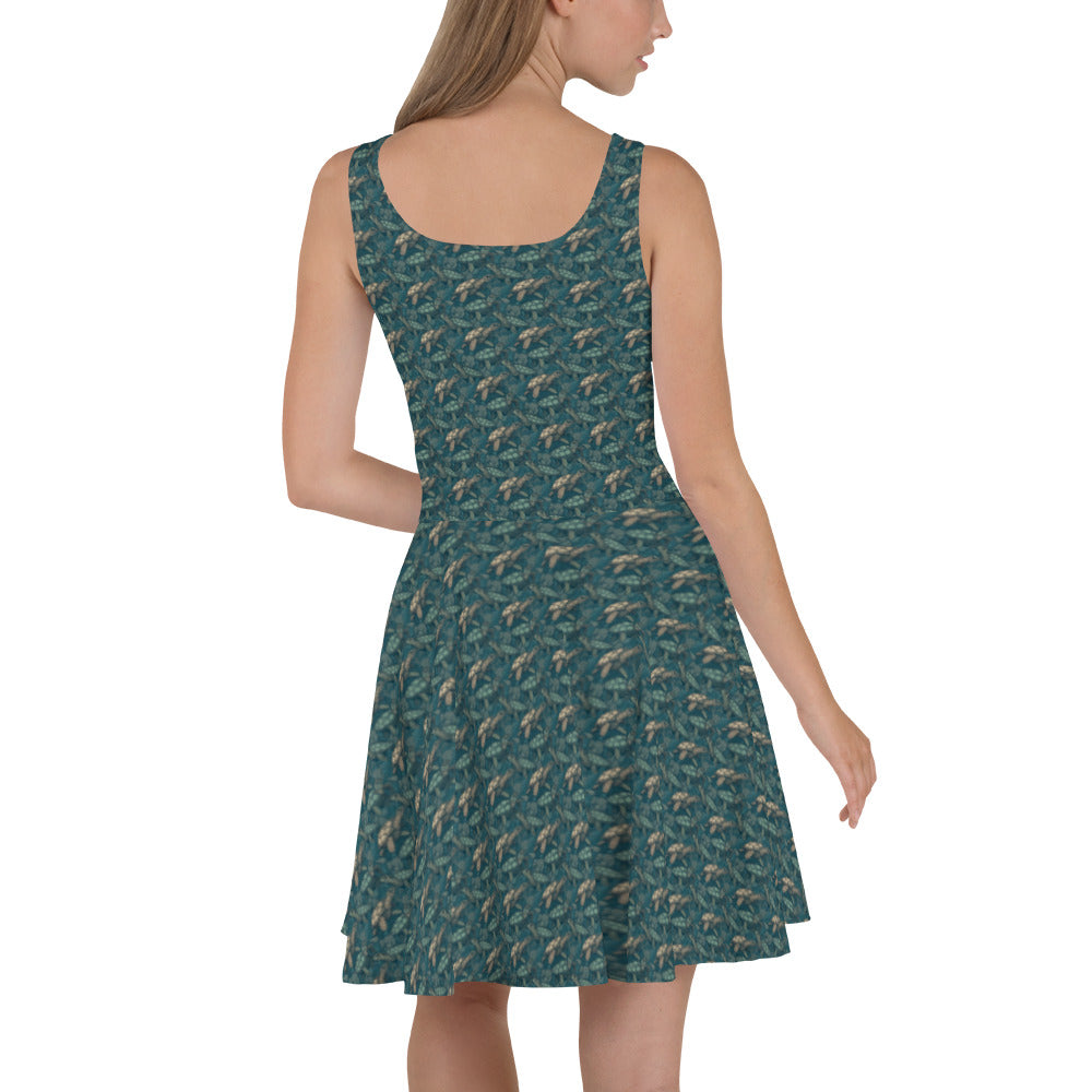 Skater Dress Sea Turtle Green