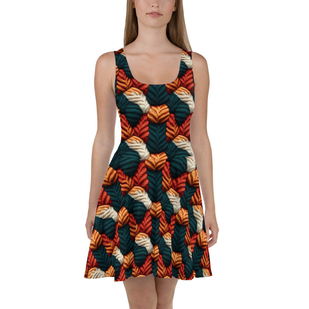 Skater Dress Fall Fashion Autumn Colors #3 M Skater Dress Fall Fashion Autumn Colors #3 M
