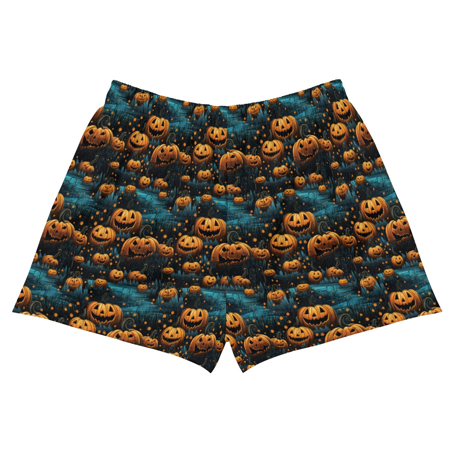 Athletic Shorts Halloween Pumpkin Patch