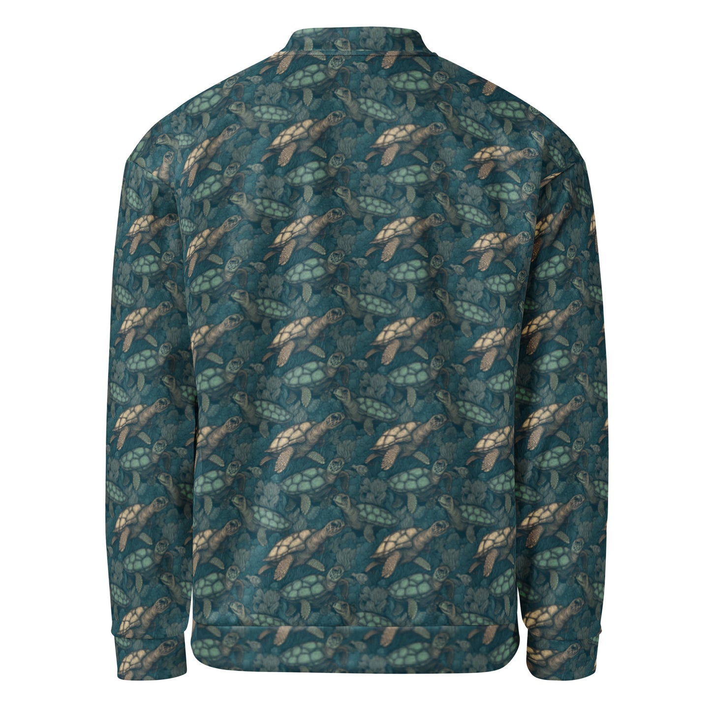 Bomber Jacket Sea Turtle Green