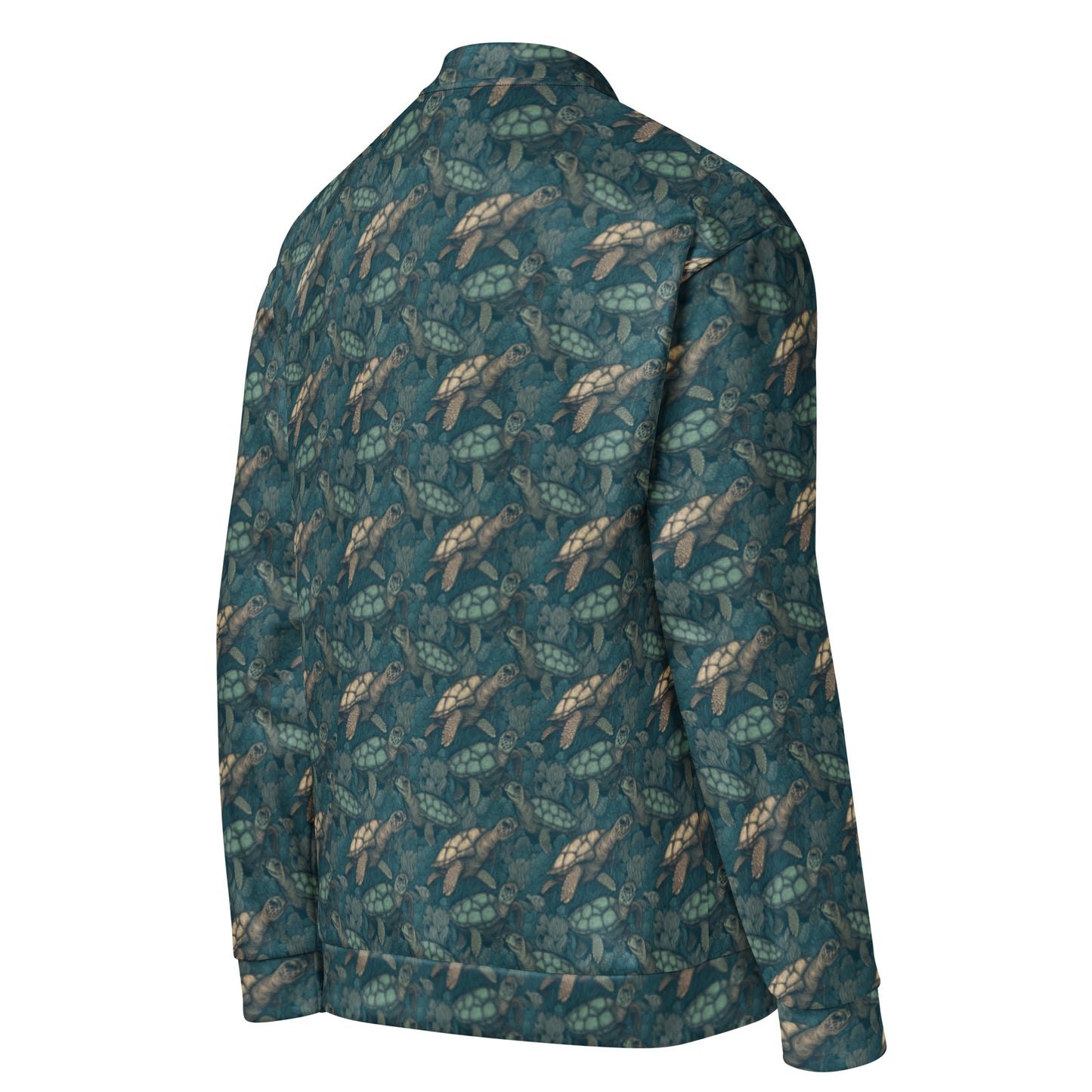 Bomber Jacket Sea Turtle Green
