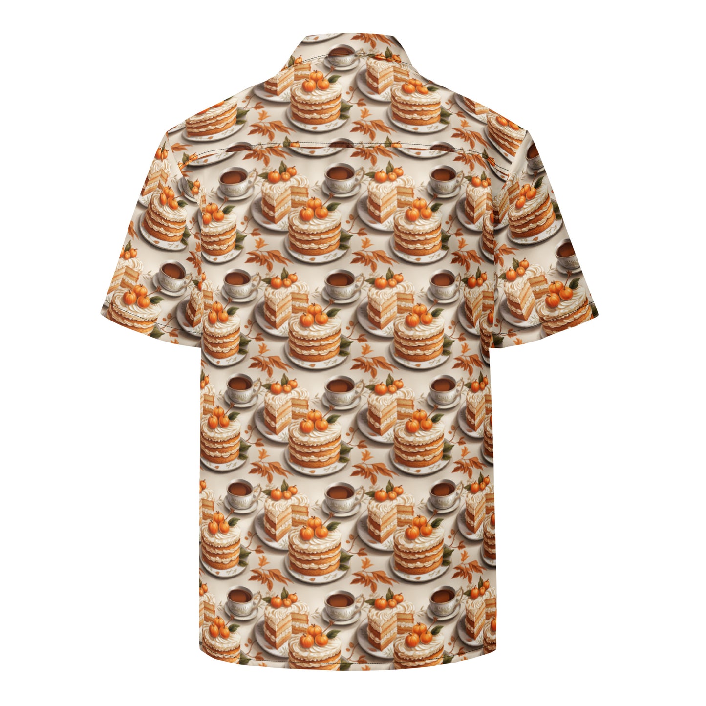 Button Shirt Fall Fashion Autumn Spice and Pumpkin Pie