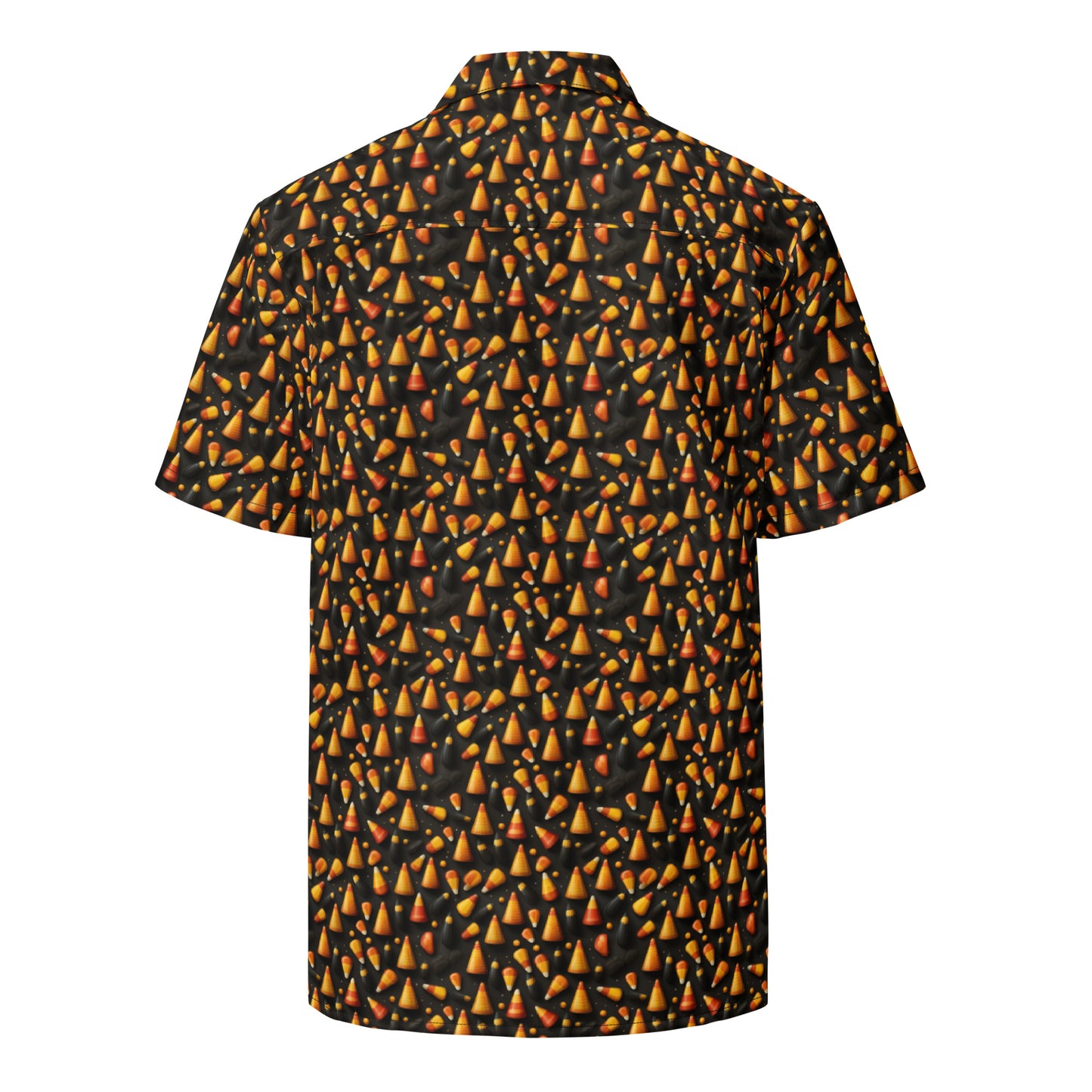 Button Shirt Halloween Candy Corn