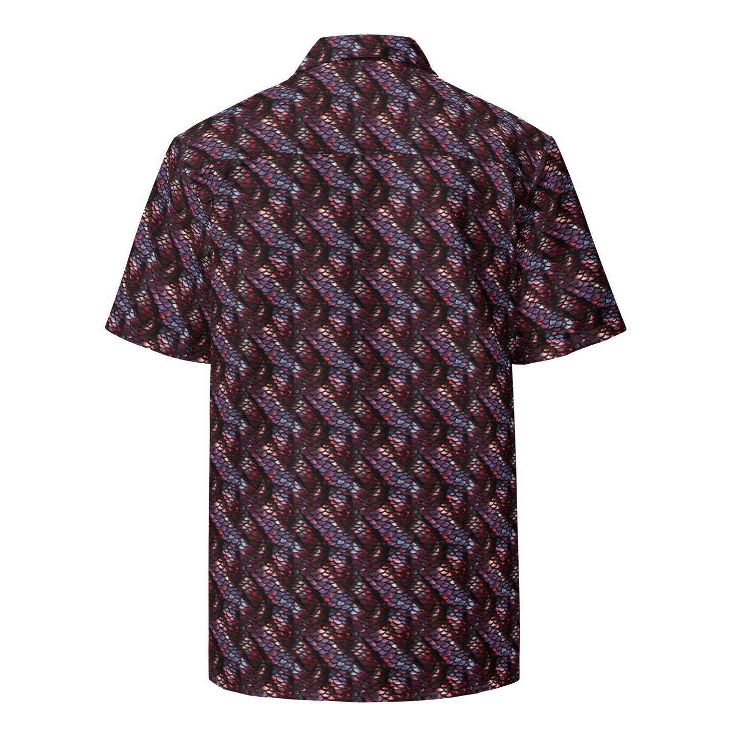 Button Shirt Ruby Dragon Scale