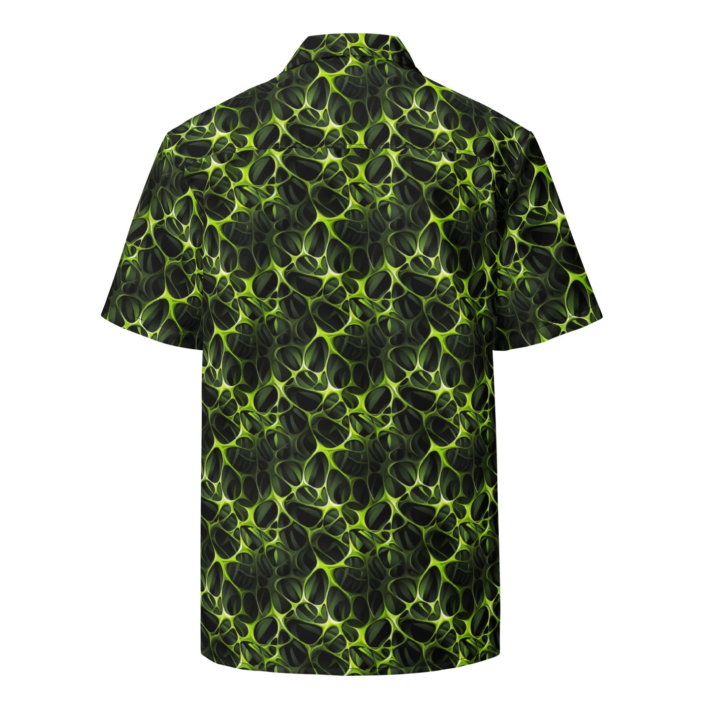 Button Shirt Trippy Bugs
