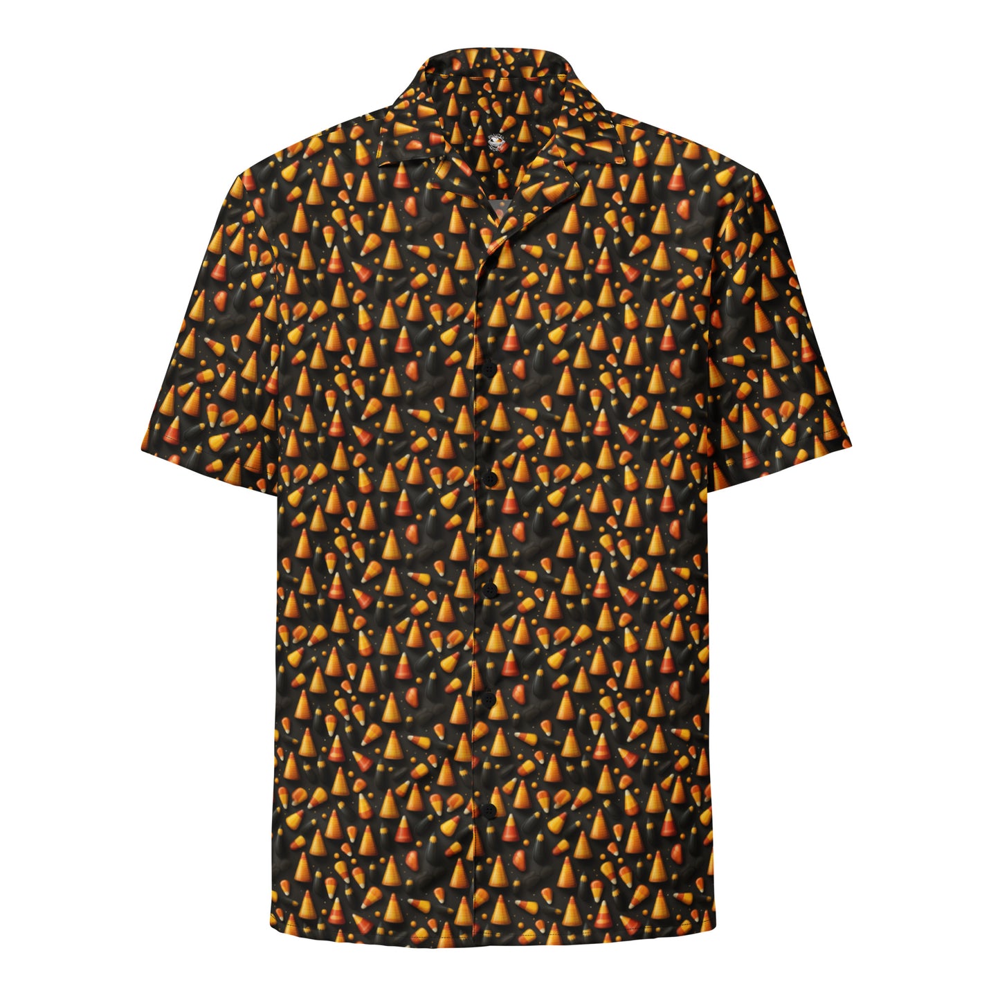 Button Shirt Halloween Candy Corn