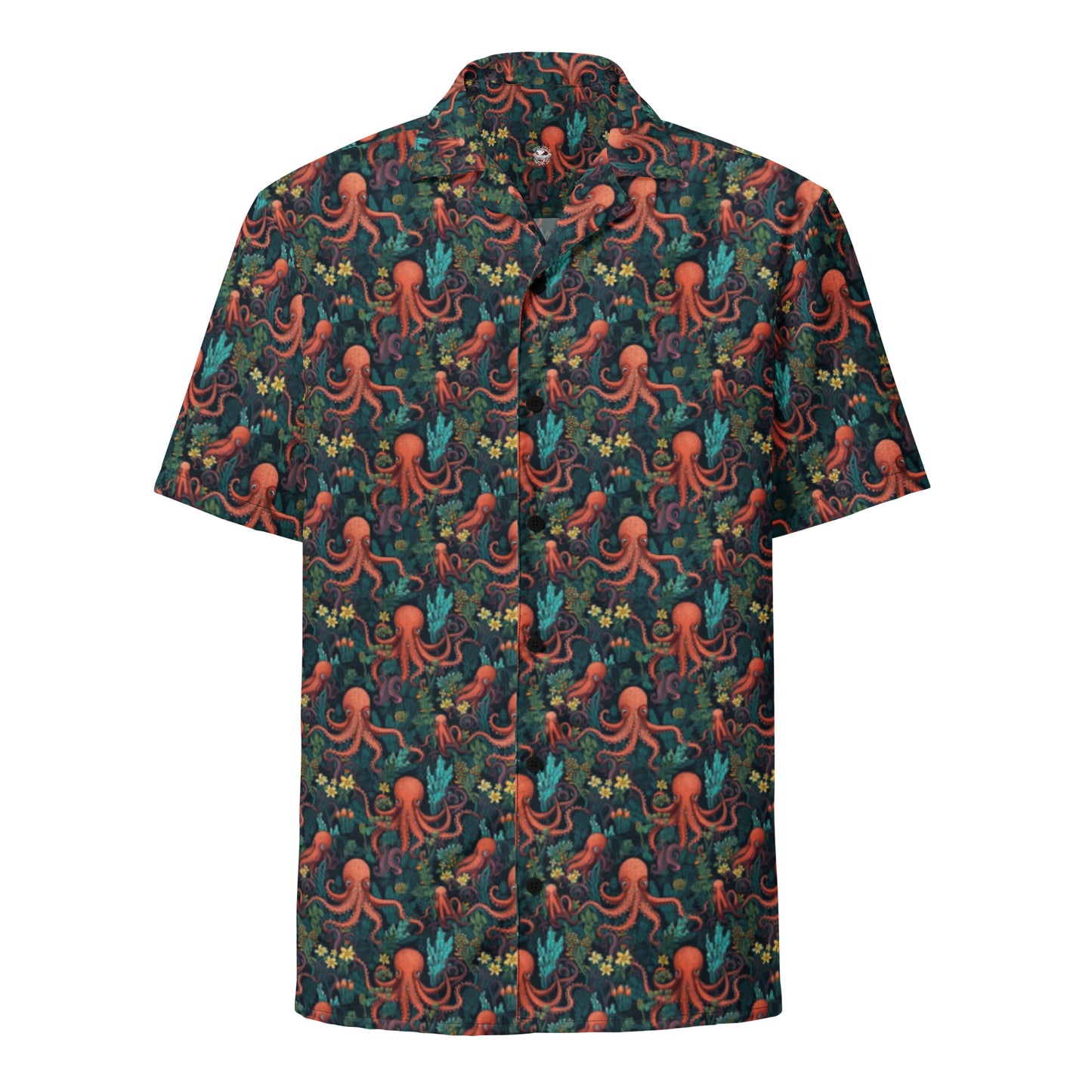 Button Shirt Octopus Garden