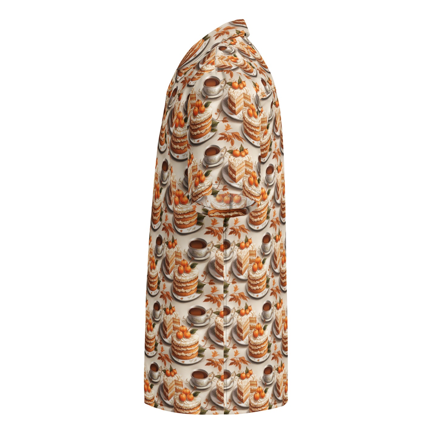 Button Shirt Fall Fashion Autumn Spice and Pumpkin Pie