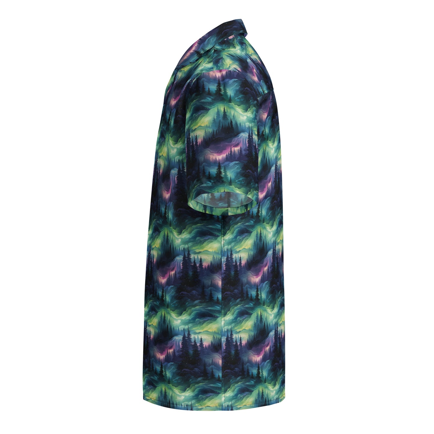 Button Shirt Winter Fashion Northern Lights