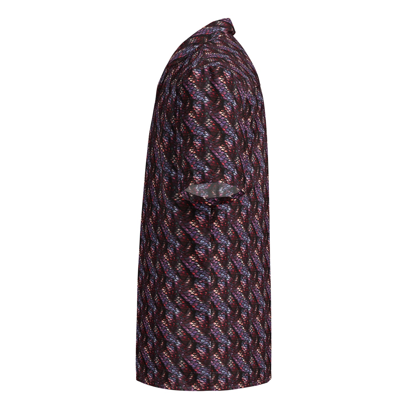 Button Shirt Ruby Dragon Scale