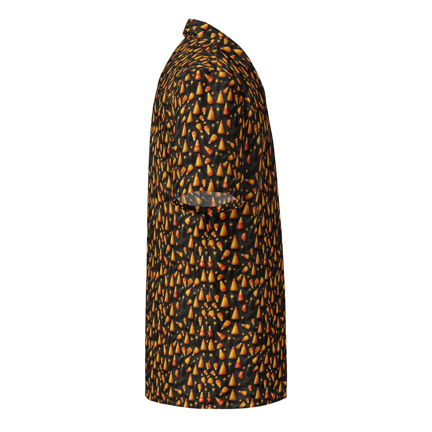 Button Shirt Halloween Candy Corn