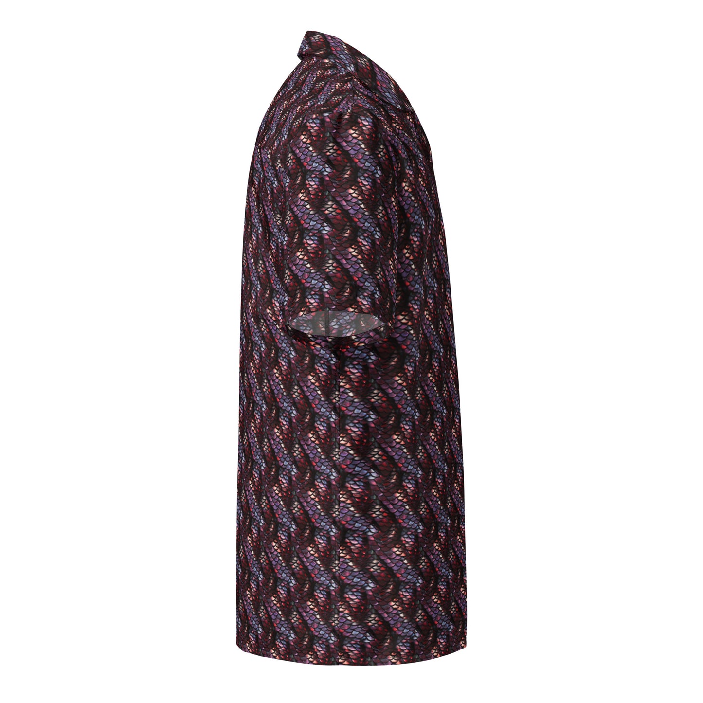 Button Shirt Ruby Dragon Scale
