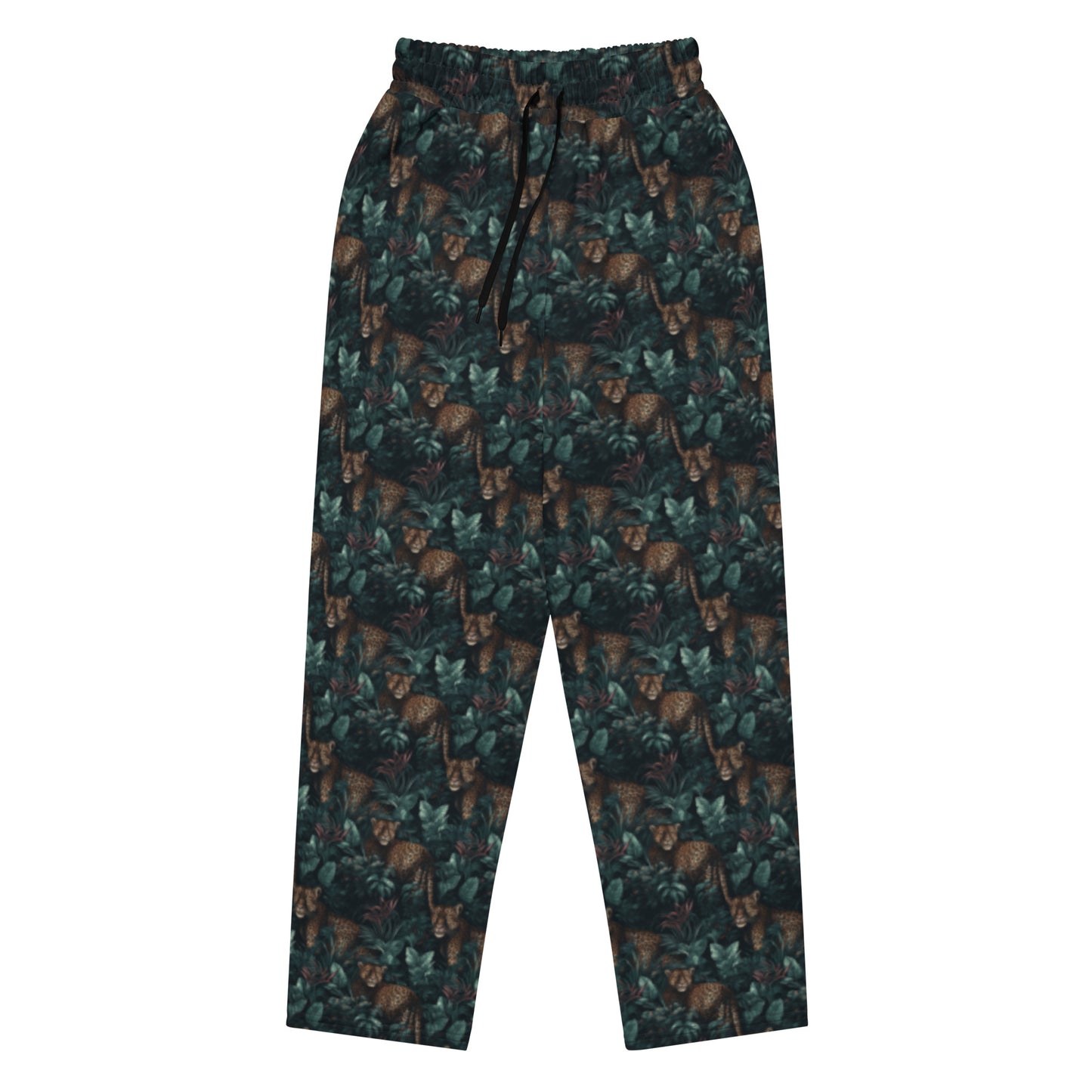 Wide-Leg Joggers Jungle Leopard