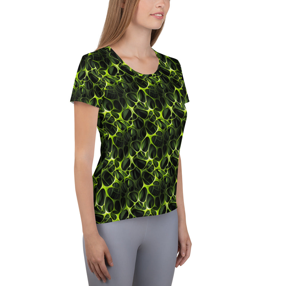 Women's Athletic T-shirt Trippy Bugs