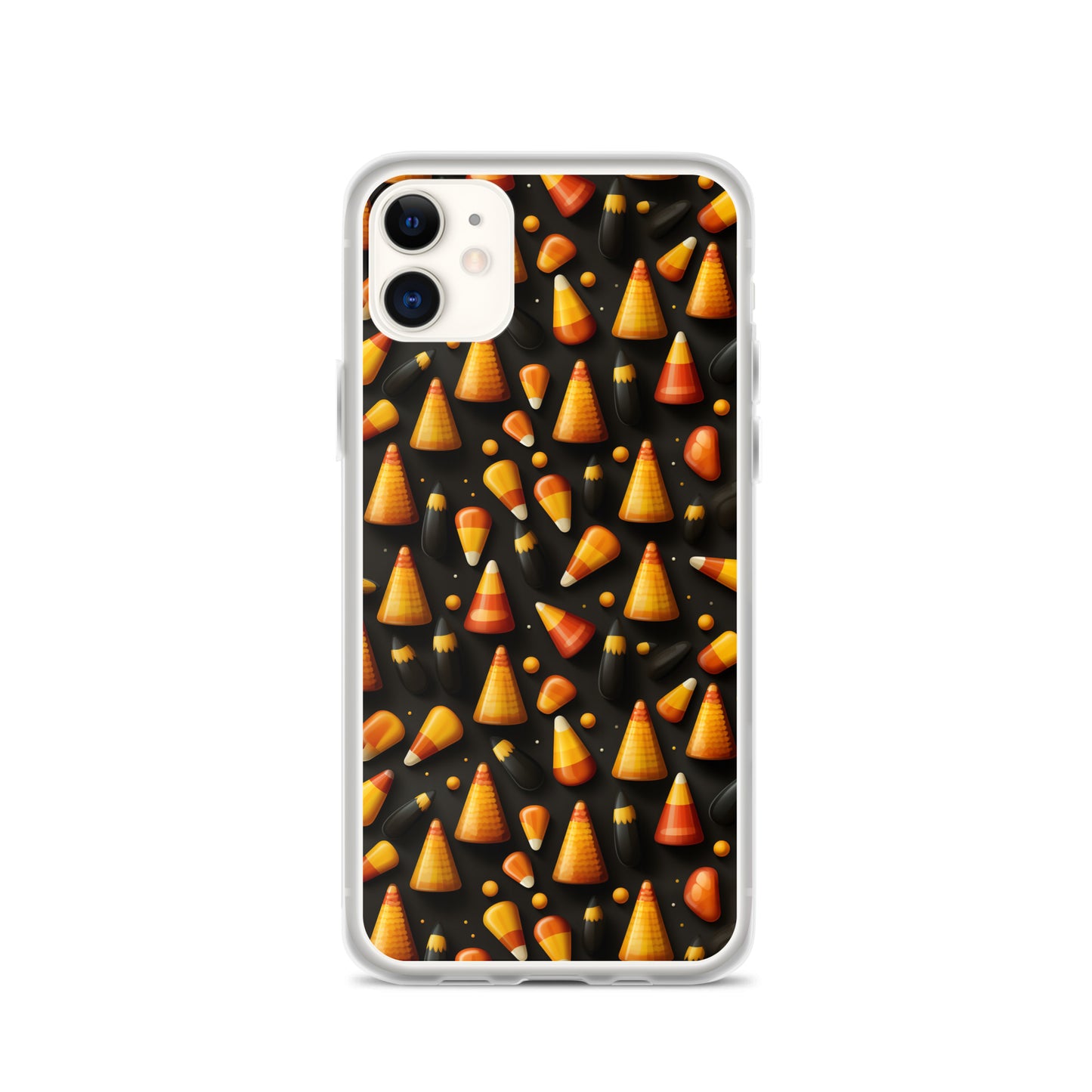 Clear Case for iPhone® Halloween Candy Corn #2