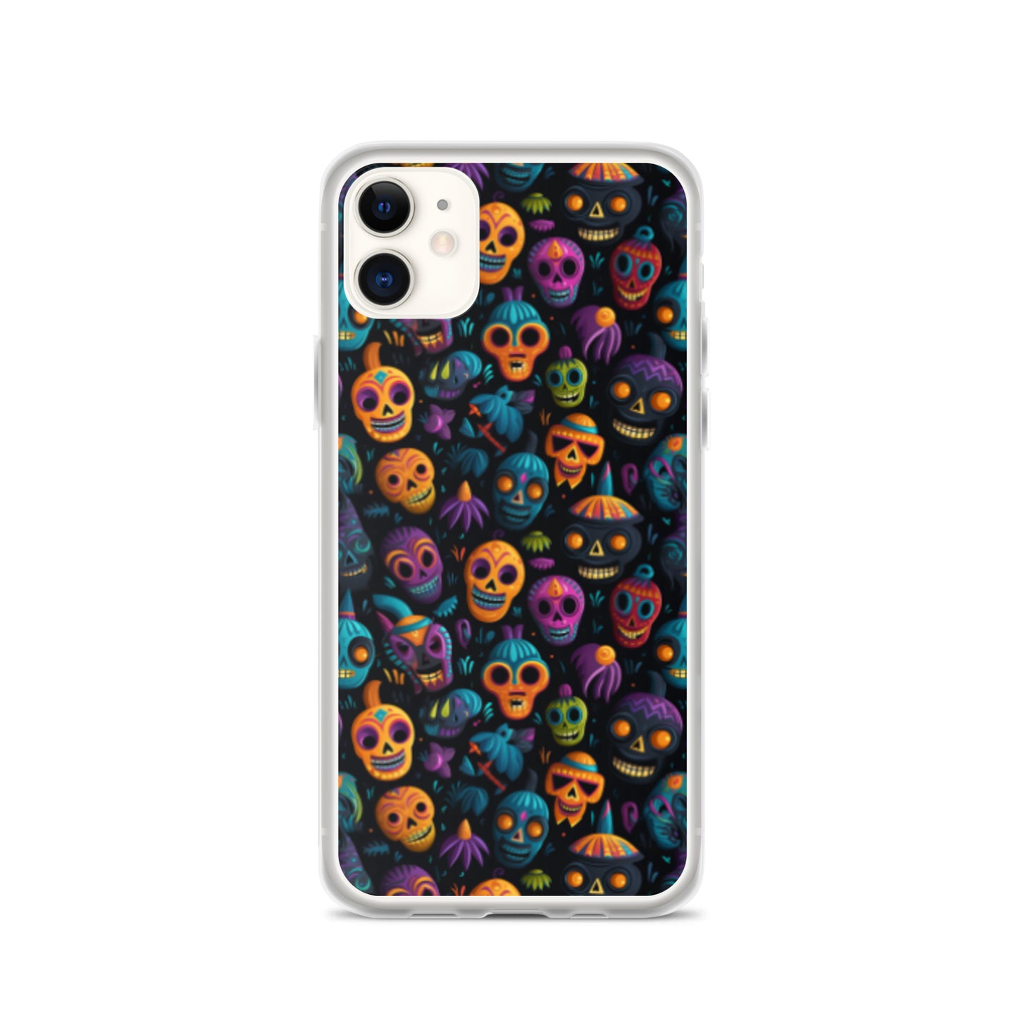 Clear Case for iPhone® Halloween Masks