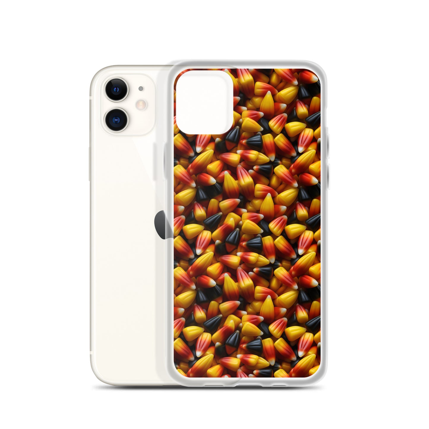 Clear Case for iPhone® Halloween Candy Corn #3
