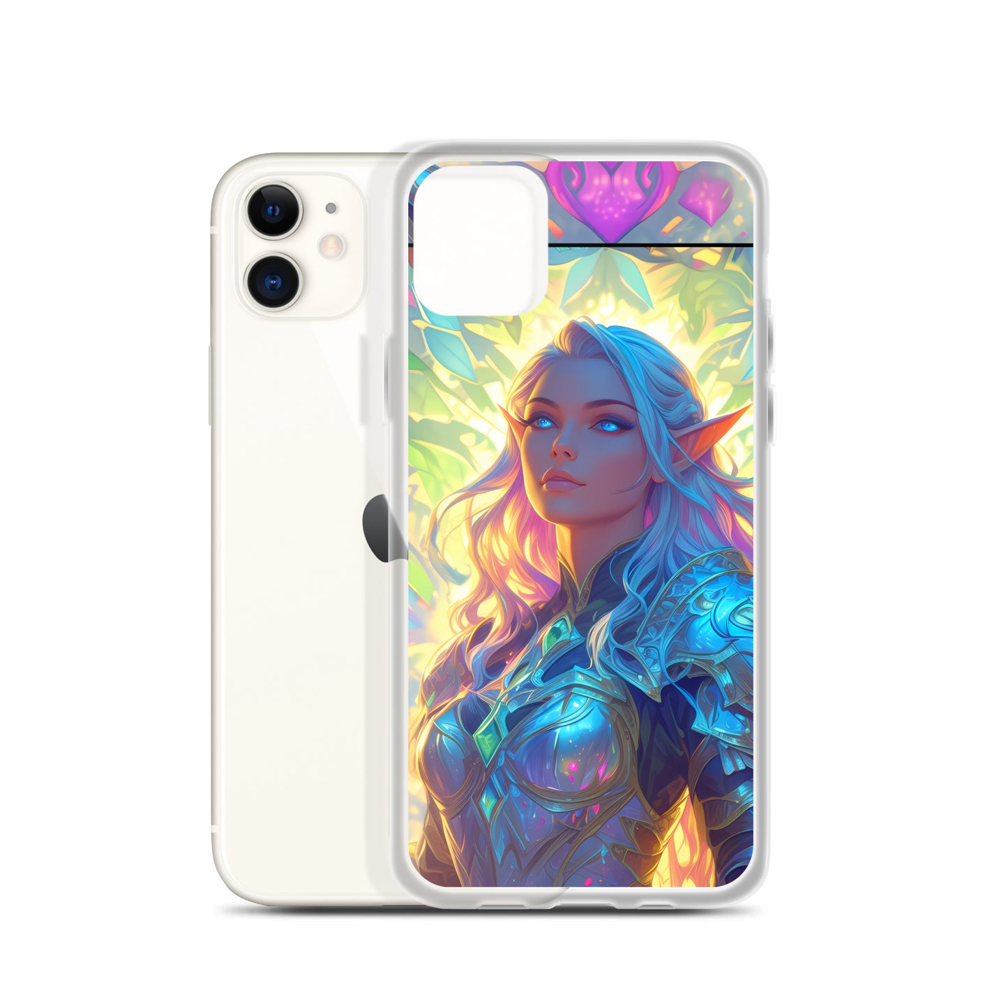 Clear Case for iPhone® Half-Elf Cleric #2