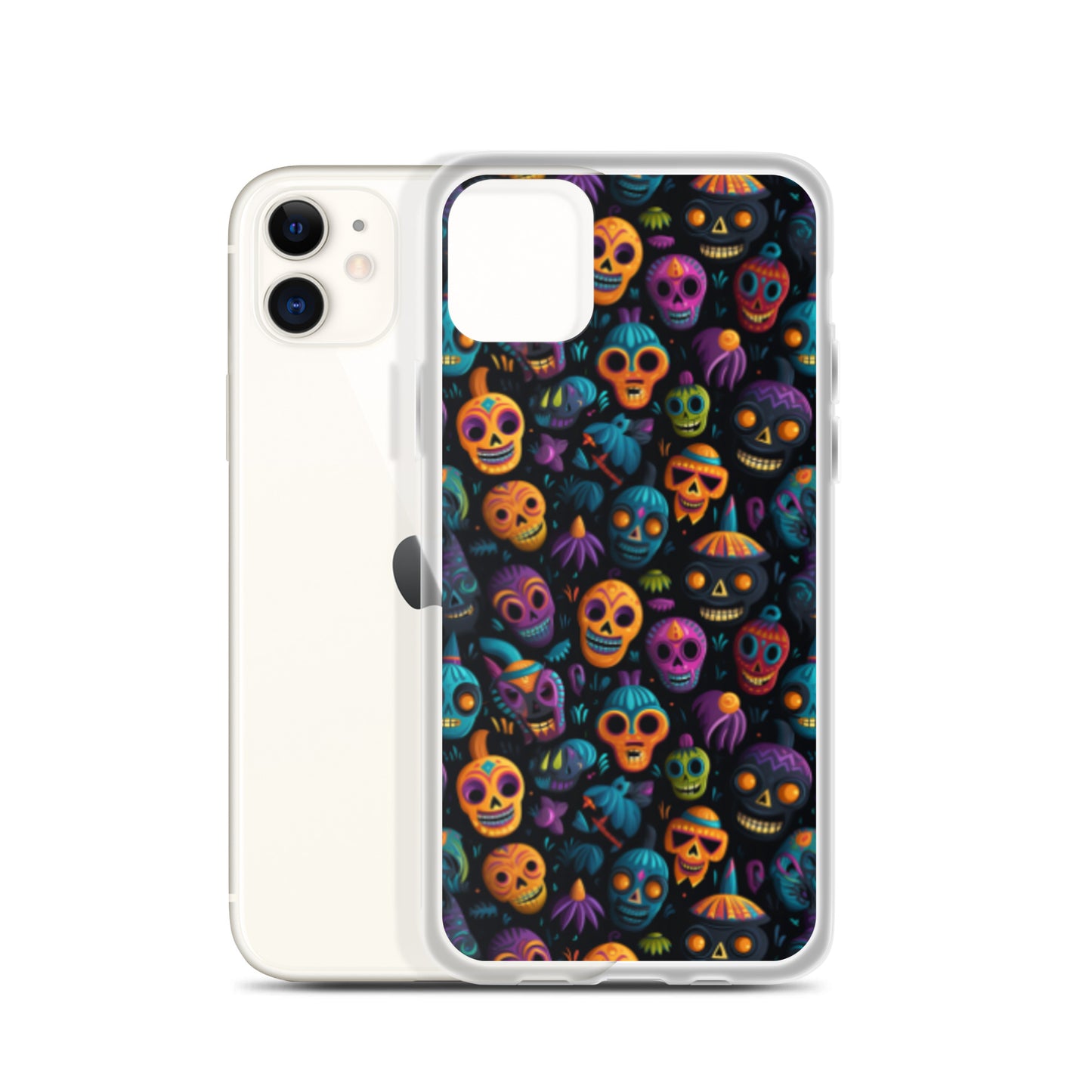 Clear Case for iPhone® Halloween Masks