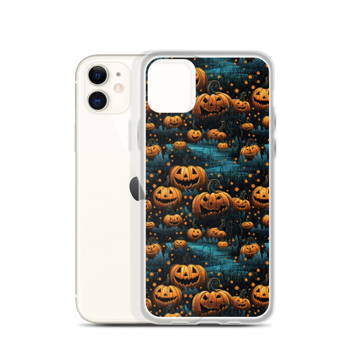 Clear Case for iPhone® Halloween Pumpkin Patch