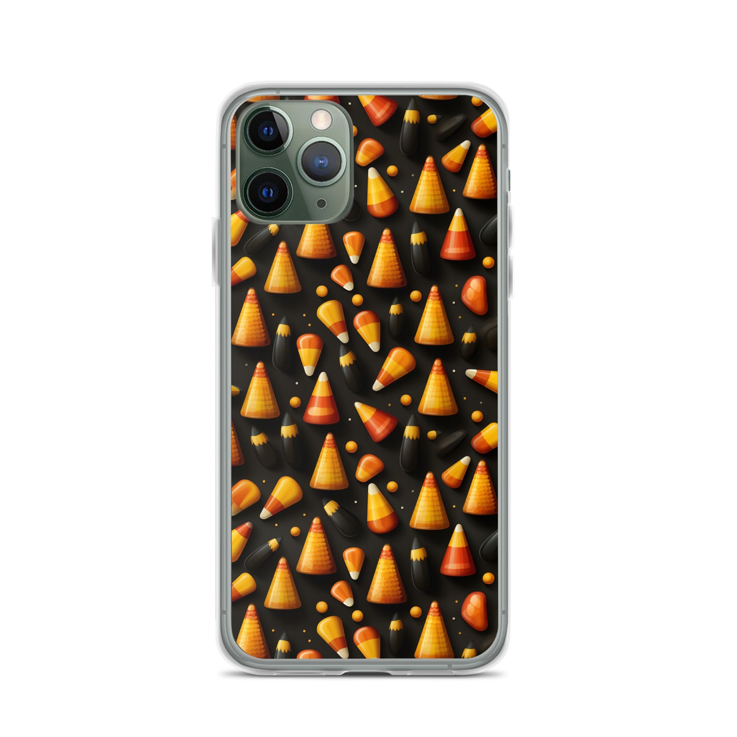 Clear Case for iPhone® Halloween Candy Corn #2