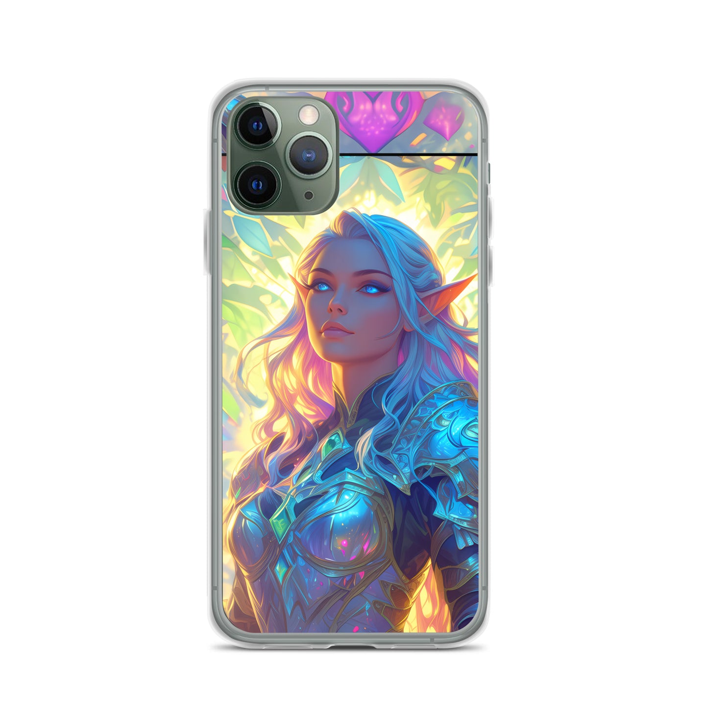 Clear Case for iPhone® Half-Elf Cleric #2