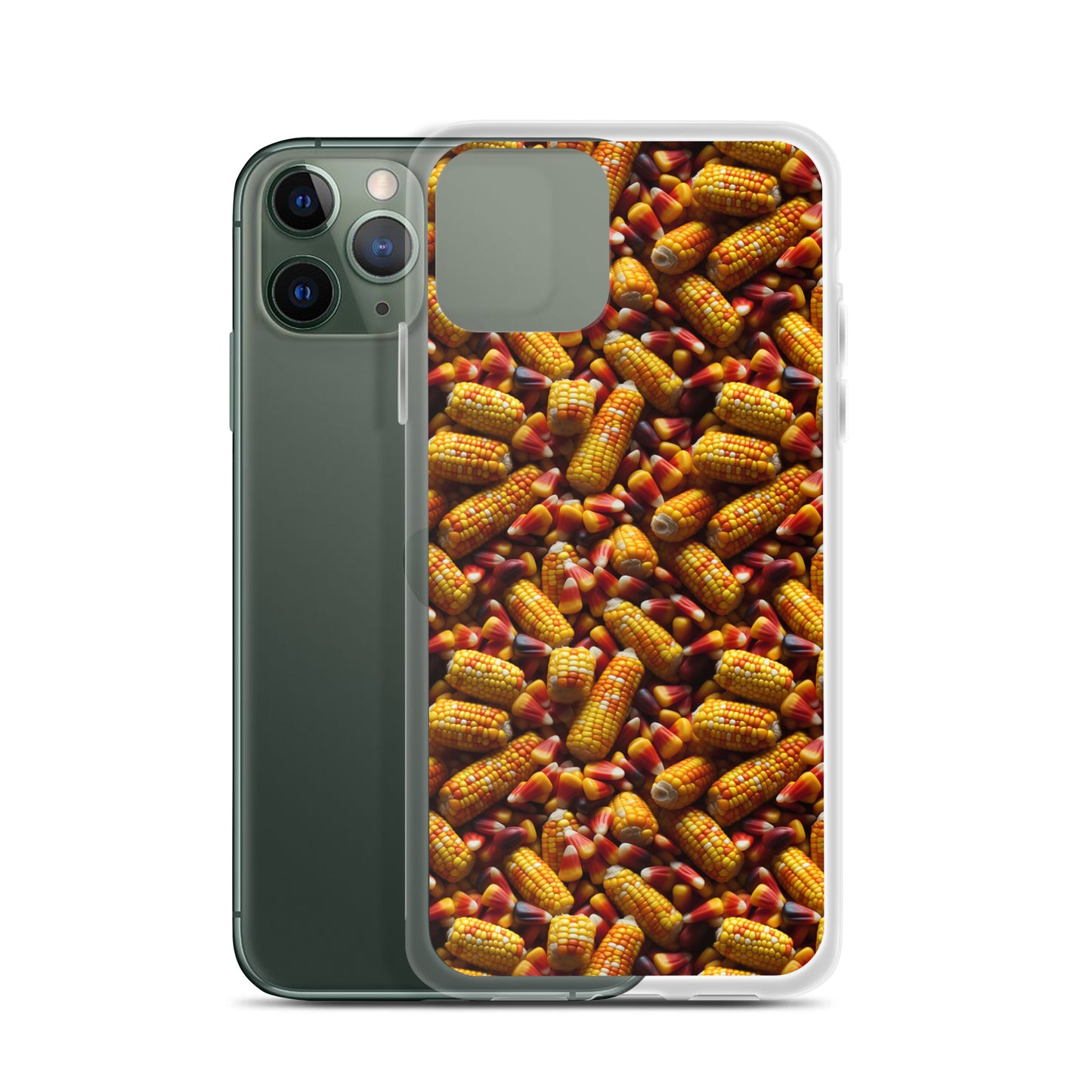 Clear Case for iPhone® Halloween Candy Corn