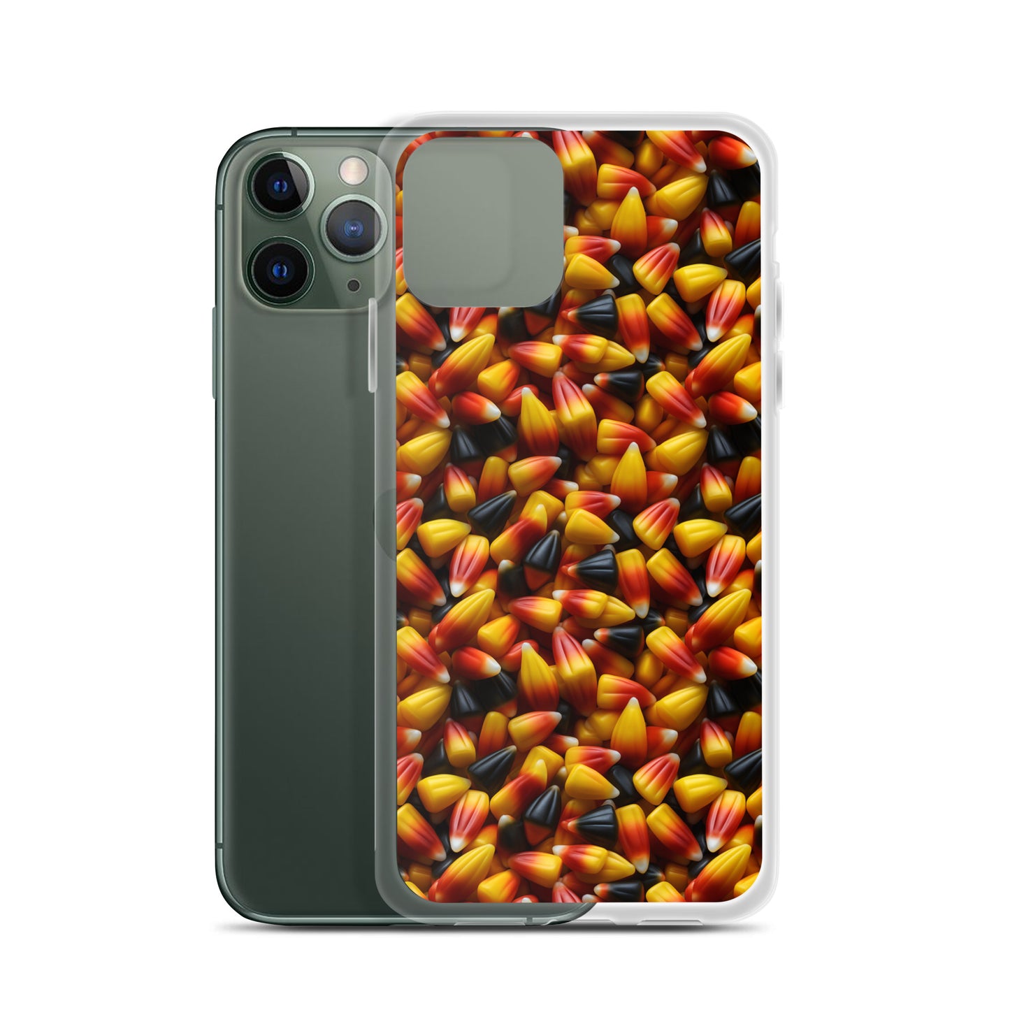 Clear Case for iPhone® Halloween Candy Corn #3