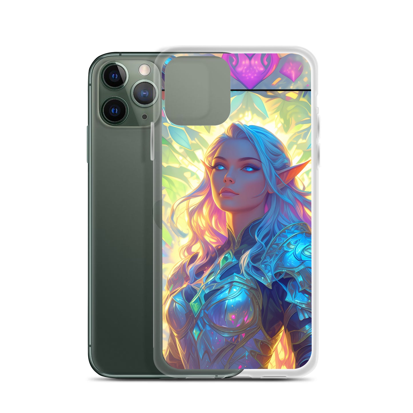 Clear Case for iPhone® Half-Elf Cleric #2