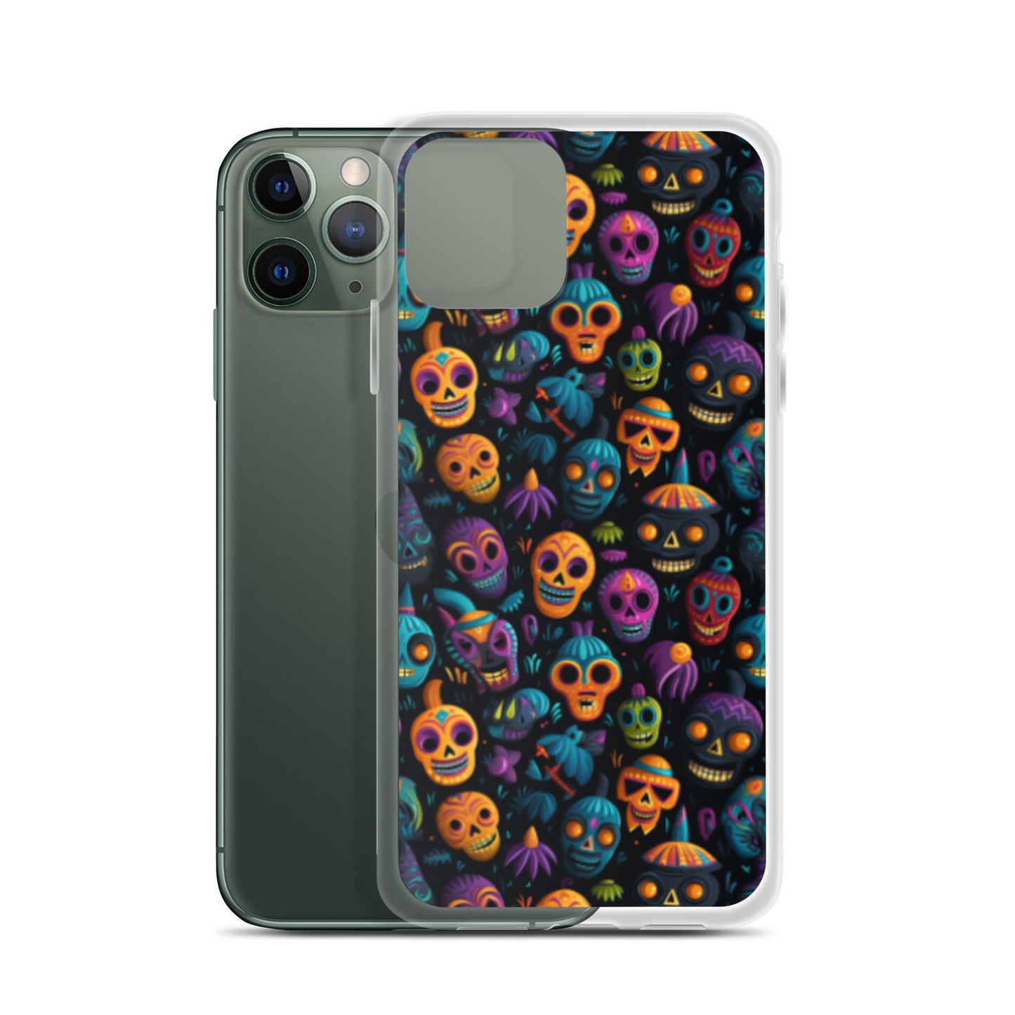 Clear Case for iPhone® Halloween Masks