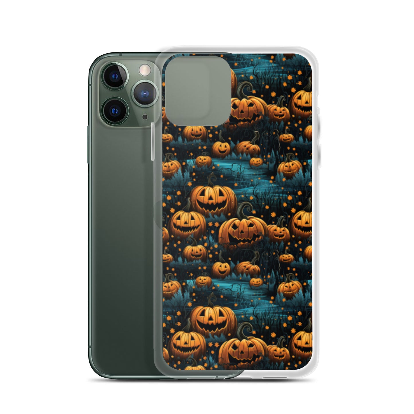 Clear Case for iPhone® Halloween Pumpkin Patch