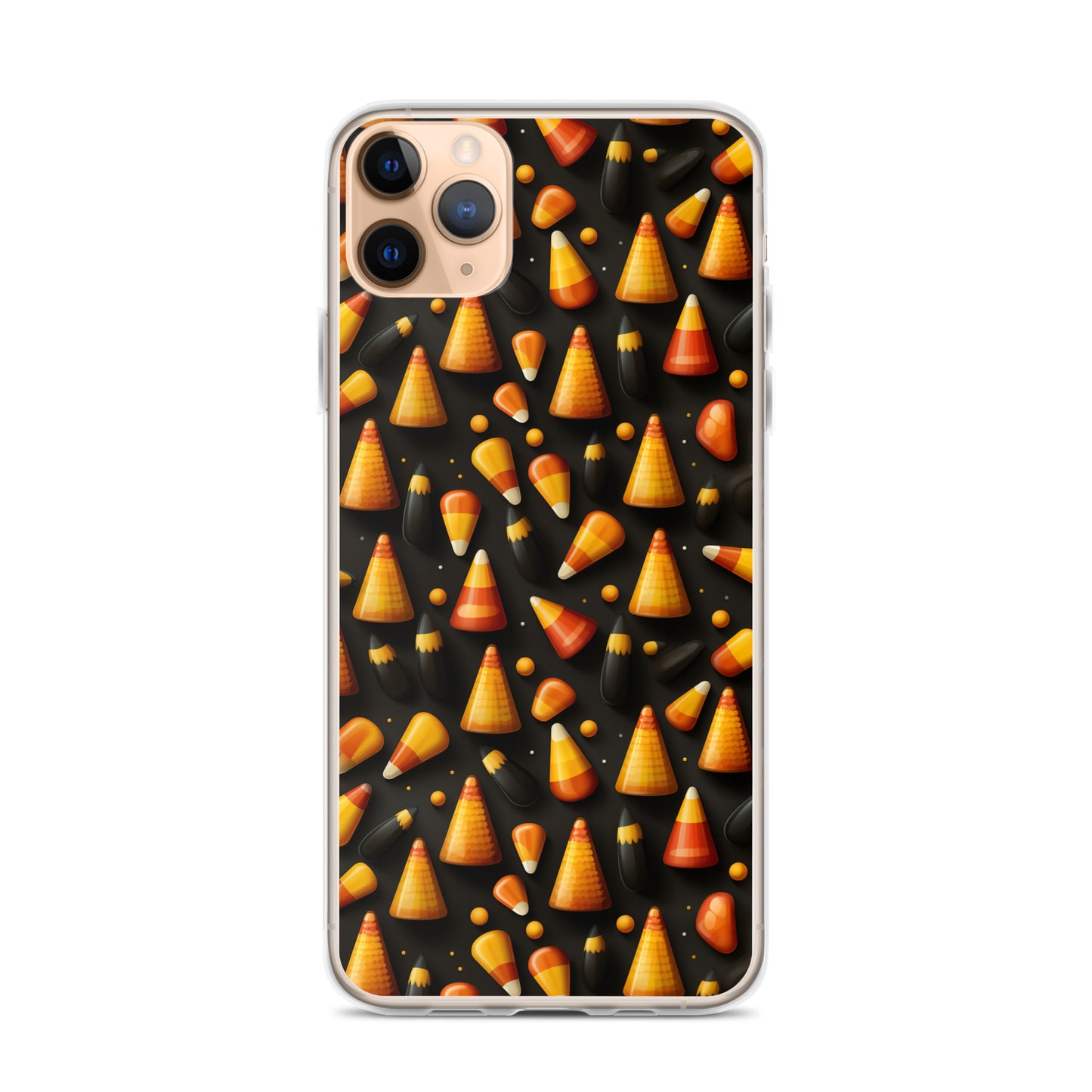 Clear Case for iPhone® Halloween Candy Corn #2